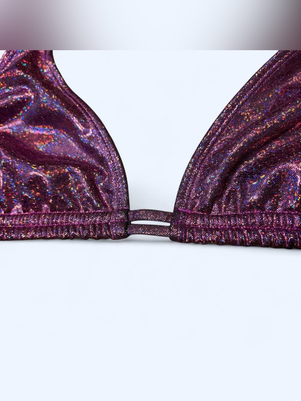 Rave Purple Glitter Bikini Swimsuit by Enez Swimwear! - Picture 2 of 6